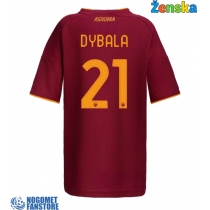 AS Roma Paulo Dybala #21 Domaci Dres za Ženska 2025-26 Kratak Rukav